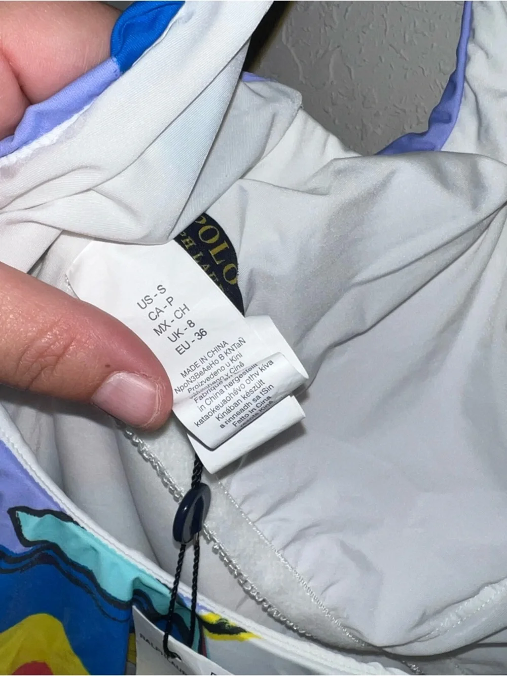 Polo Ralph Lauren BNWT Scenic Square Neck One-Piece Swimsuit Size Small. - Picture 10 of 11